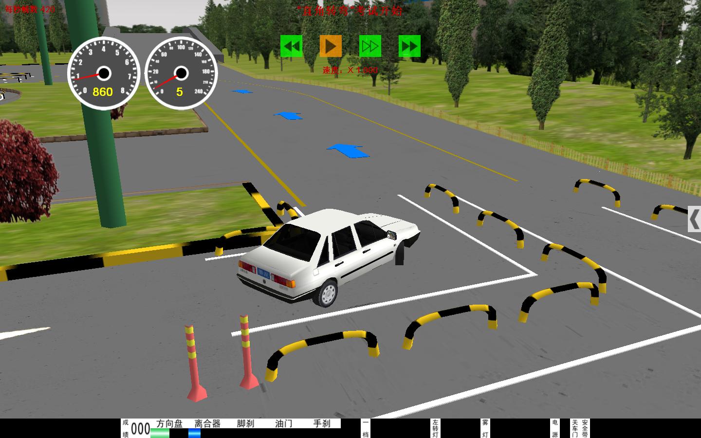 渭南驾考科目二 监控视频360° 全覆盖